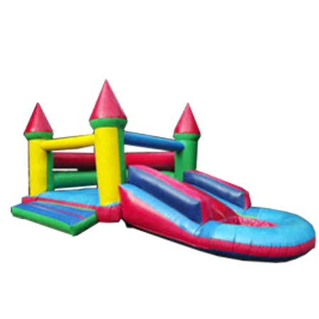 Slide with pond